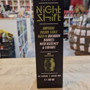 Horizont - Night Shift Vintage 2024 - Imperial Pastry Stout Aged In Bourbon Barrels With Hazelnut & Caramel