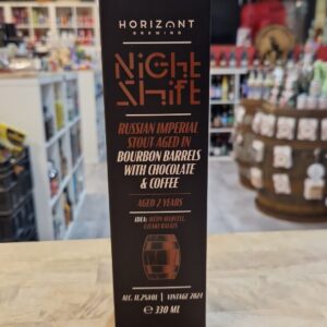 Horizont - Night Shift Vintage 2024 - Russian Imperial Stout Aged In Bourbon Barrels With Chocolate & Coffee