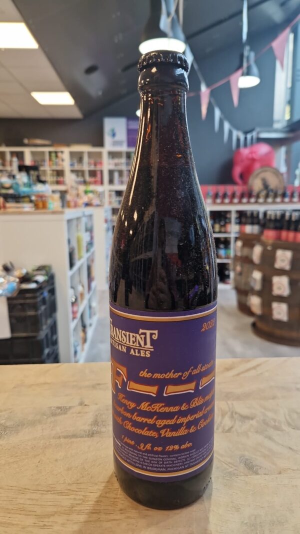 Transient - F- - - Mother Of All Stouts (Henry Mckenna & Blis Maple Bourbon Barrel Aged Imperial Cream Stout With Chocolate, Vanilla & Cookies) 2022