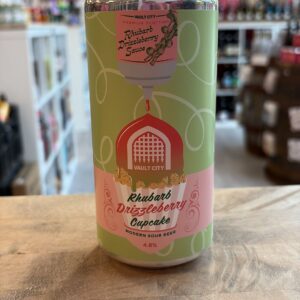 Vault City - Rhubarb Drizzleberry Cupcake