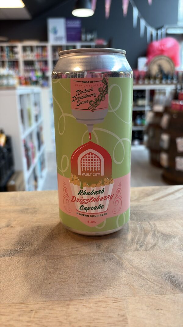 Vault City - Rhubarb Drizzleberry Cupcake