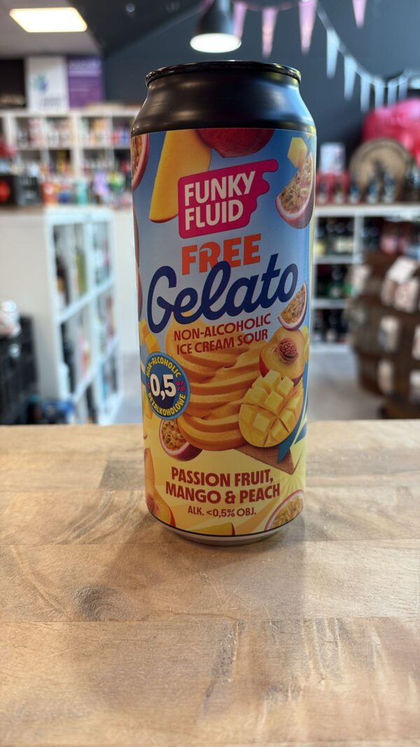 Funky Fluid - Free Gelato Passion Fruit, Mango & Peach