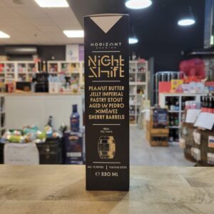 Horizont Brewing - Night Shift Vintage 2025 / Peanut Butter Jelly Imperial Pastry Stout Aged In Pedro Ximénez Sherry Barrels