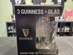 Guinness - 3 Guinness + Glass